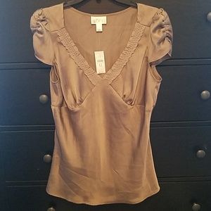LOFT - Gorgeous Bronze Colored Blouse